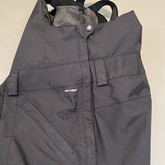 The North Face Freedom Snow Bib Pant - Women's Black Large Dryvent 32” Inseam - Picture 10 of 14